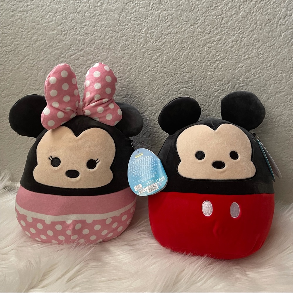 Squishmallows x Disney Mickey and Minnie 9”
